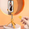 Monopods Telefon komórkowy bezprzewodowy selfie Stick Selfi Selfi Strain do smartfona Przenośna uchwyt na telefon Monzod dla Huawei