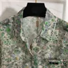 Gröna blusar broderade kofta toppar för kvinnor Lossa Tassel Shirt Seaside Beach Clothing