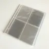 A5 3 кольцевые переплетные черные страницы Пополнить 4 карманные рукава двусторонних карт Kpop Photocard