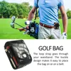 Sac à poche de golf Véritine en cuir en cuir sac de golf sac sac de golf pour hommes et femmes adaptés à transporter pratique pour s'accrocher