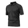 VAGUELETTE Men's Golf Polo Shirt Regular-fit Quick-Dry Tactical Shirts Short Sleeve Jersey Outdoor Shirt