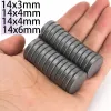 14x3 14x4 14x5 14x6 Animants ronds Round Black Permanent Ferrite Stick Réfrigérateur Rare Terre magnétique Iman Aimant Bulk Dropshping