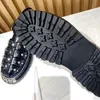 2024 Summer Ladies Flat Bottom Roman Sandals Black Leather Gladiator Sandaler High Street Style Sandro Platform Womens Casual Sandaler Storlek 35-40