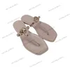 Designer Slifors Sandali di marca di lusso Donne Sliple Floral Brocade Leather Slides Woman Flip Flip Fashi