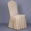 椅子カバーカバースパンデックスウェディングカバーライクラストレッチエラスティックエラスティックエルバースデーパーティーの装飾と罰金