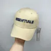 American High Street Trendy Brand Fog broderade Essentials Hard Top Baseball Cap för män och kvinnors ins som avslöjar Face Duckling Tongue Hat