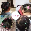 100 pezzi di capelli da 100 pezzi da ragazza caramella elastico elastico panoramica elastico panoramica bambino accessori per capelli scrupoli per capelli per capelli