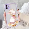 Sarah Kay Art Girl Cute Phone Case Matte transparant voor iPhone 14 11 12 13 Plus Mini X XS XR Pro Max Cover