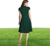 Donne039s Vintage Vintage Vintage 1940 Shirtwaist Trumpet Abito da sera Swing Skater Prom Dress1098305