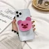 3D Lovely flower holder stand Soft phone case for iphone 13 14 Pro Max 12 MiNi 11 Pro Max X XS XR 6S 6 7 8 plus SE Cute cover