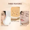 Focallière Nature Natural Facial Makeup Powder Natural Long Lasting Huile-Control Éclairage Cortelle Blush Powder Powder Cake Cosmetics