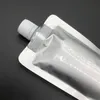 Stobag 50st aluminium folie vätskepaket dricksäckar munstycke juice dryck mjölk tätning stand up förvaring återanvändbar plastpåse