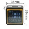 Digital Inclinometer LCD Backlight Digital Protractor Slope Meter Digital Angle Ruler Single-side Magnetics Protractor