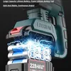 21V Brushless Cordless Rotary Electric Hammer Impact Drill Wireless Perforator för rivning Betong Slotting 240402