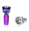 14mm 19mm Skull Magnetic Bowl for Glass Bongs Easy Cleaning Smoking Accessories Water Pipe 1pc4138492