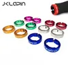 JKLAPIN MTB MOUNTAY Bike Cardilla de agarre Anillo de aluminio Aleación de aluminio 8 mm para bicicleta plegable 22.2 mm Lock de anillo