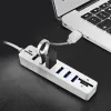 Hubs Hochgeschwindigkeit USB -Hub 6 Port USB 2.0 + 2 Micro SD TF -Kartenleser Splitteradapterkabel für Laptop -Computer -PC