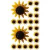 40 PCs Sonnenblume Pin Dekorative Pushpins Korkbrett schwarze Wand süßes Bulletin Büro zarte Schreibtisch Dekorationen Frauen Tacks