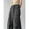 Men's Pants Full Length Men Pleated Summer Bundle Feet Trousers Work Wear Fashion Clothing Solid Color B106