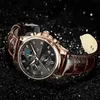 Polshorloges Nieuwe Lige Mens Top Luxury Timing Code Quartz Mens Waterproof Sport Watch Mens Sile Mens Watch+Box