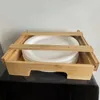 Keukenopslag 10-inch bamboe papierplaten dipensers onder kasthouder aanrechtplaat voor verticaal