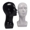 Modèle de tête de mannequin en plastique 1pc Black blanc multi-usage masque de masque de masque.