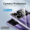 Pour Realme GT Neo 5 Case Simple Smof TPU TPU TPU CLEAR FORTH THELLE CASE ON POUR REALME GT NEO 5 NEO5 SE 240W 5G COUVERTURE