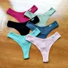 3pcs/conjunto Lady Lady Solid V-Waist Stripe Underwear mulheres mulheres respiráveis galhas g de fêmea tangas mole lingerie lingerie