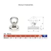 Super sterke neodymiummagneten N52 iman ima magnetische visserijmagneat met verzonken gat oogschol voor koelkast whiteboard