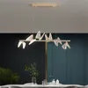 Nordic Butterfly Kronleuchter LED moderne Schmetterling Hängende Lichter Dekor Home Schlafzimmer Kaffee Store Treppe Hall Butterfly Lampe