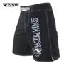 WTUVIVE BLACK MENS MMA 복싱 트렁크 MUAY THAI FIGHT SHANDA Fight Sanda Fight Wear 저렴한 혼합 무술 킥복싱 호랑이 Muay Thai203838212