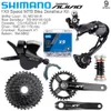 Shimano Alivio M3100 1x9 Speed Groupset M3100 ACHTER DERAILLEURS HG200-9 Cassette KMC X9 Chain BB52 Bottom MTB Bicycle Bike Kit