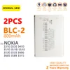 Äkta BLC-2 BLC2 3.6V 800mAh litiumpolymerbatteri för Nokia 3310 3330 3410 3315 3510 5510 3530 3686 3685 3589 3350 6650