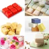 50Packs Wax Melt Clamshells Molds 6 Cavity Cube Tray for Candle-Making & Soap Wholesale Gift