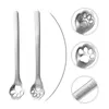 Spoons 3Pcs Ladle Soup Colander Spoon Kitchen Supplies With Long Handle Stainless Steel Skimmer Slotted Cooking For