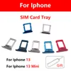 Slot de bandeja de cartão SIM duplo para iPhone 13 13 Mini SIM Adapticter Substitui