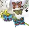 Kunst- en ambachten 3D Butterfly Crystal Epoxy Resin Castin Mold voor DIY Ypsum Easter Craft Home Wall Decor Handicraft Sieraden Accessoies Tool L49