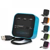 USB HUB Combo All in One USB 2.0 Micro SD High Speed Card Reader 3 -порта