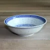 Jingdezhen blu e bianco in porcellana in porcellana ciotola ramen piatto vintage venderie da cucina vintage di cleps cinesi accessori da cucina