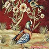 Tapestries Mooie bloemvogels Jacquard weef tapijtwand hangende gobelin home art textieldecoratie aubusson katoen 158x89cm