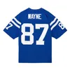 Stitched Football Jerseys 87 Reggie Wayne 2006 Mesh Legacy Pensionerade Retro Classics Jersey Men Women Youth S-6XL