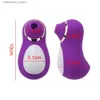 Autres articles de beauté de la santé Kawaii Penguin Tongue Licking Vibrateurs pour femmes Thémat de mamelon Clitoris stimulateur Toys Adultes Femme Masturator Erotic Shop L49