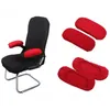 Chaves de cadeira Casas de apoio de braço confortáveis com memória ergonômica de espuma de espuma à prova de poeira capa de relevo de pressão de relevo de pressão para cadeiras de escritório em casa