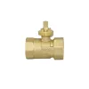 Brass Motorized Ball Valve 3-Wire Two Control Electric Actuator AC220V 3 Ways /2 Way DN15 DN20 DN25 DN32 DN40 Without Actuator