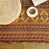 Carpets Ethnic Style Yellow Sofa Towel Blanket Geometric Pattern Carpet For Living Room Bedroom Rug Bedspread Dust Cover Tapestry