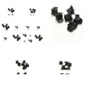 Клипки для волос цельномодово дизайнер черный пластиковый мини -шпиль