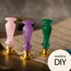 Retro Bell Orchids Handle For Wax Seal Stamp Wood Metal Vintage Sealing Wax Handle Wedding Cards Scrapbooking Material DIY Gift