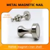 Metalen magnetische nagels D32x42 Strong magnetische nagels D36x46 mm koelkast Pastes Witbordkantoor Krachtige magneet Thumbtack D42x52