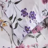 Bedding Sets Bonenjoy White Color Set King Size Flower Printed Quilt Cover Bed Linen With Pillowcase Floral Double