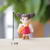 1 pc mini schattige paraplu meid poppen micro landschap handgemaakte sprookjes bureaublad figurines home decor ornament ambacht cadeau